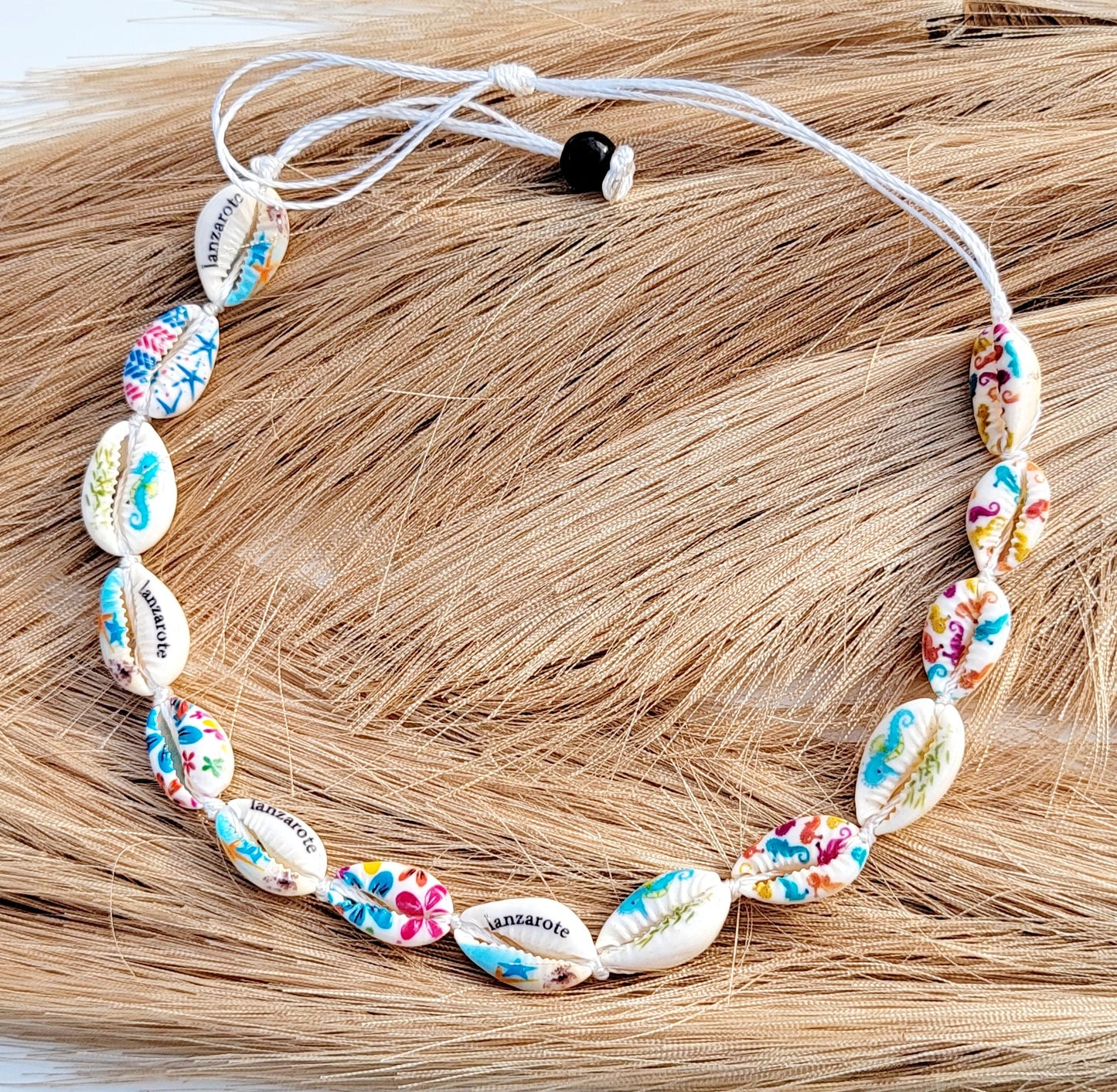 Collier ras de cou multicouleur